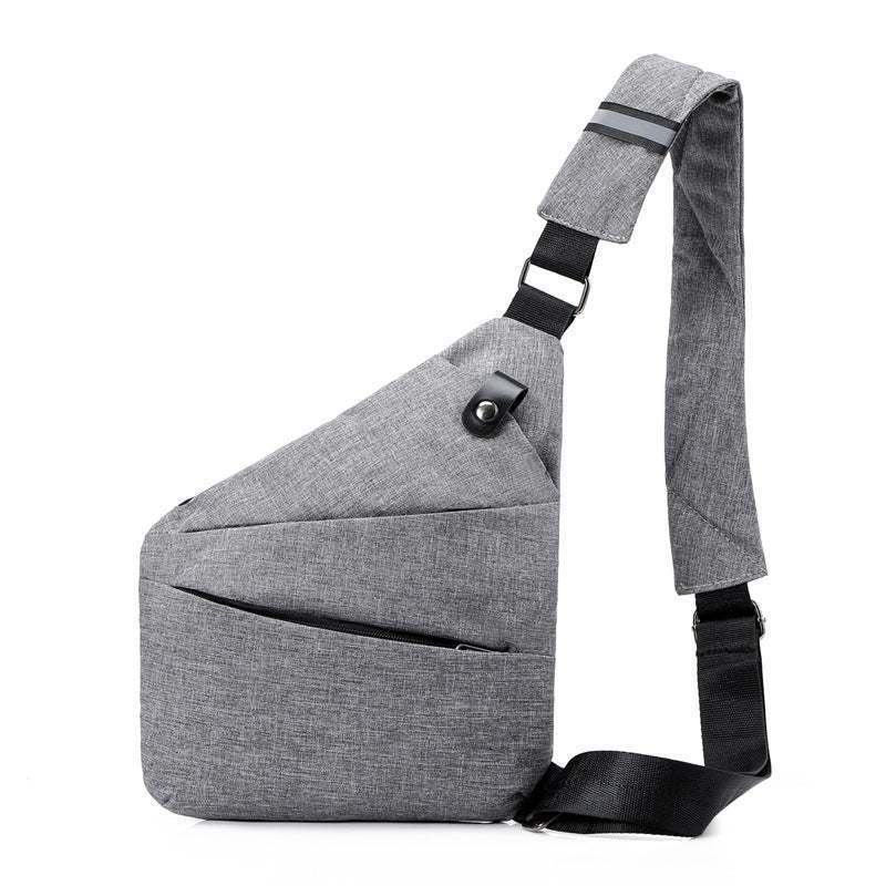 Menβs Casual Crossbody Chest Bag β Sporty Square Shoulder Sling