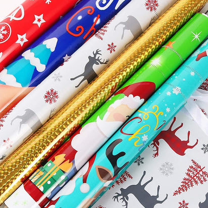 Festive Drawstring Gift Bags Set™