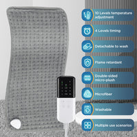 HeatRelief™ 10-Level Heating Pad