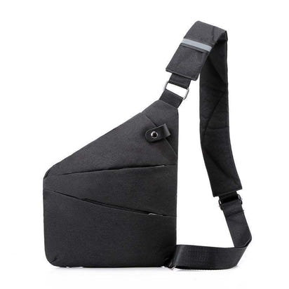 Men’s Casual Crossbody Chest Bag – Sporty Square Shoulder Sling