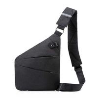 Men’s Casual Crossbody Chest Bag – Sporty Square Shoulder Sling