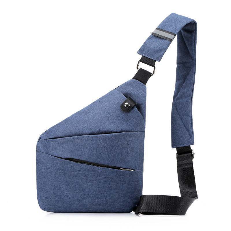 Men’s Casual Crossbody Chest Bag – Sporty Square Shoulder Sling